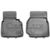 Car Lux AR02590 - Tappetini anteriori in gomma, su misura, 3D, tipo vaschetta per Land Rover Defender 90