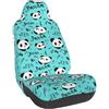 TZTTZT Cute Panda 1 Stampa Coprisedili Auto Coprisedili Auto Coprisedili Anteriori per SUV Camion Sedile Auto Protector Accessori per Donne Uomini
