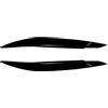 Btnuahq Spoiler Posteriore Sopracciglia Per Fari Auto Palpebra Lampada Per Fari Anteriori Modifica Esterna Dell'auto Per BMW X6 E71 2008-2014 Auto Spoiler Posteriori(Glossy Black)