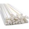 az-reptec Filo di saldatura in plastica PE-HD 6 mm triangolare bianco 25 aste HDPE