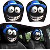 Generic Copri Poggiatesta Auto, Divertenti Copri Poggiatesta Auto con Cartoni Animati, 2PCS Divertenti Copri Poggiatesta per Auto, Stampa Fronte-Retro, Per Decorazione Poggiatesta Sedile Anteriore Auto
