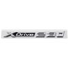 Generico Emblemi adesivi for parafanghi e bagagliaio 3D ABS XDrive 18d 20d 23d 25d 28d 30d 35d 40d 45d 48d 50d 55d compatibili con X1 X3 X4 X5 X6 X7(Chrome Silver,X Drive 23d)
