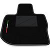 Somer Car Tappetino Auto SOLO LATO GUIDA 1pz compatibile con BMW X3 G01 2017-2024 | 1 tappeto su misura in moquette, bandiera Italia