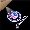 STLYBAZ 2 Pezzi luci per Porta Auto Luce di Benvenuto per Alfa Romeo Giulietta, Auto Logo Luce per Portiera Auto Benvenuto Proiettore Accessori