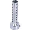 Akozon Db Killer 45Mm Tubo Di Scarico del Silenziatore del Silenziatore Tubo di Scarico Universale del Motociclo Silenziatore Inserto Deflettore Argento