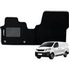 W-Parts Serie TAPPETI - TAPPETINI in Moquette Neri per PEUGEOT EXPERT DAL 2016 IN POI