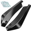 Gnshdg Frontali Spoiler Per BMW F30 F31 F32 F33 F22 40CM Paraurti Posteriore Splitter Spoiler Laterale Canards Diffusore Adesivo Rivestimento Copertura Auto Splitter(Black)