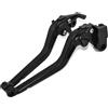 E-SPEEDMTC ESPEEDMTC Per HONDA CB500X 2013-2021 Leva della frizione del freno di dimensioni lunghe in lega di alluminio CNC modificata (Nero)