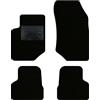 QUEMAR Tappetini Auto compatibili con Peugeot 208 II e-208 dal 2019/ Kit Tappeti Moquette e Gomma su Misura (Set 2 Anteriori + 2 Posteriori)/ Ricami e Colori Personalizzati (0 Ricami, Bordo Nero)