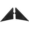 Oreb Triangolo dello specchietto retrovisore esterno, Pannello applique bandiera specchietto lato guida passeggero per FIAT 500 2012-2017, Modanatura dello specchio porta(lucido)