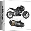 MOTOTOPGUN mivv scarico completo omologato catalizzato gp-pro inox nero compatibile con yamaha mt125 mt-125 2023 2024 mototopgun