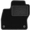 Wielganizator Tappetini auto in velluto su misura, compatibili con Ford Focus MK3 (2010-2018) Hatchback, Sedan, station wagon, lato conducente, tappetino in velluto nero, 1 pezzo