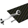 RIDEX PLUS 273C0007P Braccio oscillante sospensione ruota Posteriore Anteriore Destra con accessori con cuscinetto in gomma Compatibilità con VW PASSAT 3B3