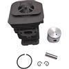JOVERI Kit motore anello pistone cilindro 38mm 40mm, for Husqvarna, 141 142 136 137, for JONSERED, 2040 CS2040 Parti del motore della motosega Gruppo pistone motosega(HUS142 40MM)