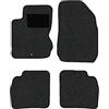 Alpha-Tex Produktions- und Handels GmbH Tappetini adatti per Nissan Note Tipo E11, NE11 (Costruzione 2006-2012), Hit antracite | 4 pz. | Bordo bordeaux | 1x blocco a scatto