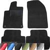 moto-MOLTICO Tappetini Auto Set di Tappeti in Moquette su Misura per Peugeot 3008 II dal 2016 (Filo Nero)