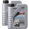 Liqui Moly 2, liquido per motore LIQUI MOLY 1504 moto 2T Street, parzialmente sintetico, per Scooter