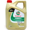 LUBRIALPHA Olio motore 4 tempi 10w40 lubrificante Castrol Power1 4T 10W-40 con Portachiavi Cavatappi tanica 4lt