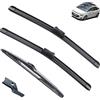 Autopixl Compatibile con Citroen C4 Grand Picasso MK2 2013-2018 30+30 12 Spazzole tergicristallo anteriori posteriori Decespugliatore Accessori 2015 2016 2017 2018
