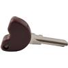 GZYF Chiave moto marrone non tagliata, chiave moto vergine non tagliata per Vespa per PIAGGIO 3VTE Fly 125 200 GTS250 300