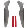 AJHJET Winglet Aerodinamico Per X-ADV 750 Per XADV 750 2017-2020 Deflettore D'aria Per Gambe Per Moto Accessori Per Parabrezza Deflettori D'aria Laterali Alette Per Moto(Light Gray below)