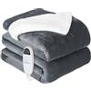 anysun Coperta Elettrica Matrimoniale, Termocoperta Matrimoniale 180 x 130 cm, 6 Livelli di Calore, Timer 10 Ore, Coperta Termica Matrimoniale per Divano Letto di Casa, Lavabile in Lavatrice
