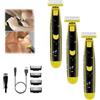 ViCUULY Rasoio Elettrico Bagnato E Secco, Rasoio Elettrico Per Uomini, Trimmer E Rasoio Da Barba Elettrico Ibrido A 360 ° Faccia Con 4 Testine Di Taglio Intercambiabili (3PCS)