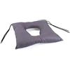 Generico Cuscino in fibra cava siliconata rivestimento in cotone 43X43 cm con foro centrale Art. ST602