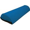 ZEN MASSAGE WARE ZEN - Mezzo cilindro grande per lettini terapeutici & massaggio 60x23x11cm - Rotolo per piedi & ginocchia - Rullo semicircolare per posizionamento su schiena & lato - Accessori massaggi (blu reale)