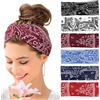 Kavya Fasce Capelli Donna Largo Elastico Morbido Estate Boho Stampa Accessori Sportiva Yoga Bandana Donna Multicolore (multicolore-1)