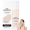 Traboto Intelligent Color Correcting Foundation, fondotinta LUXE che cambia colore, fondotinta, finitura naturale a lunga durata, formula costruibile, completamente coprente (chiaro)