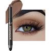 Lestpola Eyeshadow Stick Matte - Bastone per ombretto, girevole con smorzatore, impermeabile e di lunga durata, consistenza morbida e setosa, altamente pigmentato, matita per ombretto Crayon, regalo per donne