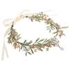 MUCKLILY Corona Floreale da Fata Rinascimentale V-shaped in Plastica e Resina, Leggera e Artigianale, Accessorio Versatile per Cosplay e Eventi a Tema per Donne