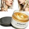 HTRUIYATY Cera per Capelli di Colore Oro, Modellamento Temporaneo di Una Volta Tinture per Capelli Naturali di Colore, Crema Acconciatura Temporanea, Cera Styling per Party, Cosplay, Party (Oro)
