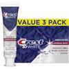 Crest 3D White Advanced Glamorous White, 3,3 once, confezione da 3