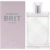 Burberry Acqua di Profumo, Brit Sheer Eau De Toilette Vapo, 100 ml