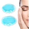Fyearfly Cuscinetti Per Gli Occhi in Gel di Ghiaccio, 1 Paio di Cuscinetti Per Gli Occhi con Impacchi Caldi E Freddi Blu Rotondo Gonfiore Sollievo Dall'affaticamento degli Occhi Raffreddamento Gel Per Gli Occh