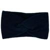FANTASIE TERRENE Fascia per capelli, Donna, in 50% Cashmere Riciclato Certificato di alta qualità, Made in Italy. (Nero)