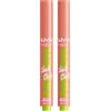 NYX Professional Makeup Fat Oil Slick Click Balsamo Labbra Tonalità 14 Group Chat Colorato Idratante Effetto Lucido a Lunga Tenuta 12h con Olio di Avocado Lampone e Camemoro - 2 Balsami Labbra