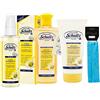 Schultz - linea trattamento cappelli,Lozione Schiarente spray 150ml,Shampoo Ravvivante Ultra delicato,Balsamo Ravvivante Capelli Chiari 200ml più fascia per cappelli elastica