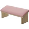 Generico Poggiamano per Nails Tech, Poggiamano per unghie,Poggiamano per manicure in pelle PU in legno con design smussato | Comodo bracciolo per lucidatura delle unghie, robusto supporto per per la c