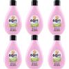 MENDOSA Adorn Caring Shampoo Glossy per Capelli Ricci, Set da 6 Flaconi, 250 ml