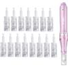 Lazzybeauty 15 Pezzi Originali Carrelli di Ricambio a 12 Pin per Penna Microneedling Dr. Pen M5/M7/N2/E30, Aghi Monouso M5 M7 Accessori Microneedling per Strumento di Bellezza per la Cura della Pelle