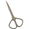 Gifaz Forbici per Pelle in Acciaio al Carbonio Nichelato Made in Italy 9 cm Punte Extrafini Lame Curve Temperate Anelli Triangolari per Manicure e Pedicure