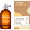 hej:pure Eau de Parfum 50 ml - 4 varianti di profumo (Pure Wood, Flower, Water, Limone) - Vegano, ecologico e sostenibile - Clean Fragrance senza olio minerale, olio di palma e filtro UV (puro limone)