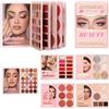 Generico per Trucco a Libro - 55 Colori Duraturo,Palette Trucco Viso E Occhi Colorata Con Blush | Per Donne Adolescenti Compleanno Natale Festa Matrimonio Appuntamenti Lavoro Scuola Performance