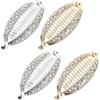 CHICAMPERA Fermaglio Banana Chioma Donna in Forma di Pesce in Materiale Elettroplaccato, Accessori per Chioma per Fissare la Coda Stile e Tenuta Durante Lavoro