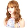 lskdnrufh Topper for capelli da donna, 4,9x5,1, clip in capelli sintetici ondulati da 14 pollici con frangia, aspetto naturale Topper per Capelli da Donna(27#)