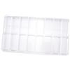 LOLIPPYY Organizer Cosmetico in Acrilico Trasparente 16 Scomparti a Doppio Livello per Polveri e Blush, Facile da Usare per Casa o Dormitorio