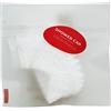 PRESENT-MORE - Cuffia Doccia Monouso 250 Pezzi - Linea Touch - Cuffia Doccia in Polietilene con Elastico - Packaging Ecologico in Bustina di Plastica Riciclata - Ideale per Hotel e B&B